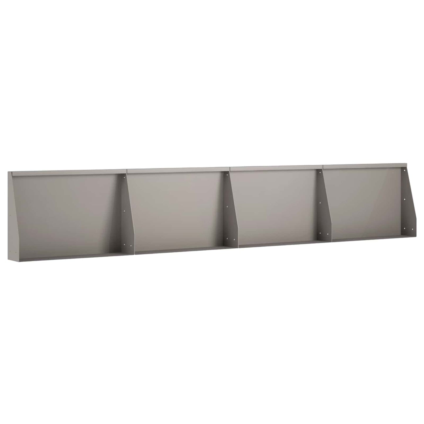 vidaXL Τοίχος Στήριξης 4 τμχ. 60 x 12 x 40 cm Σκ rusty