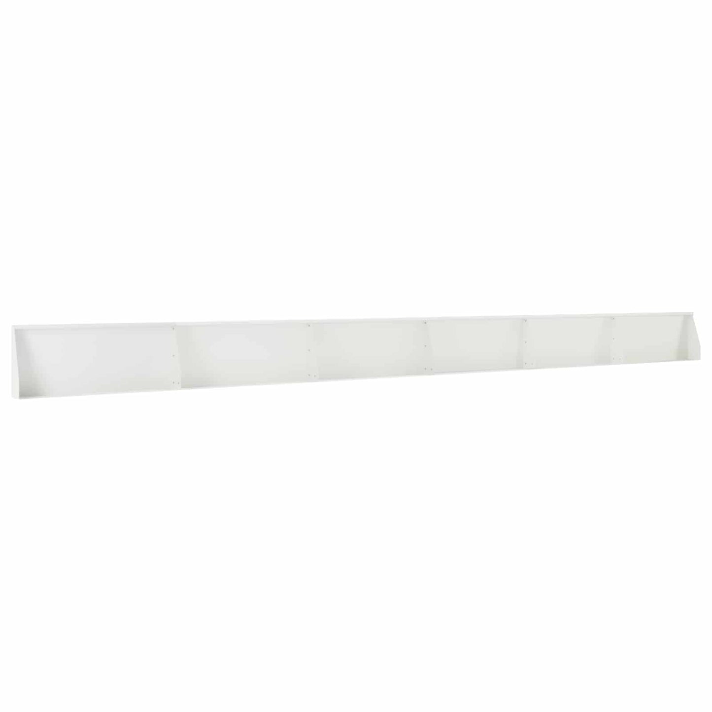 vidaXL Τοίχος Στήριξης 6 τμχ. 100 x 12 x 40 εκ Ατσάλι Λευκό