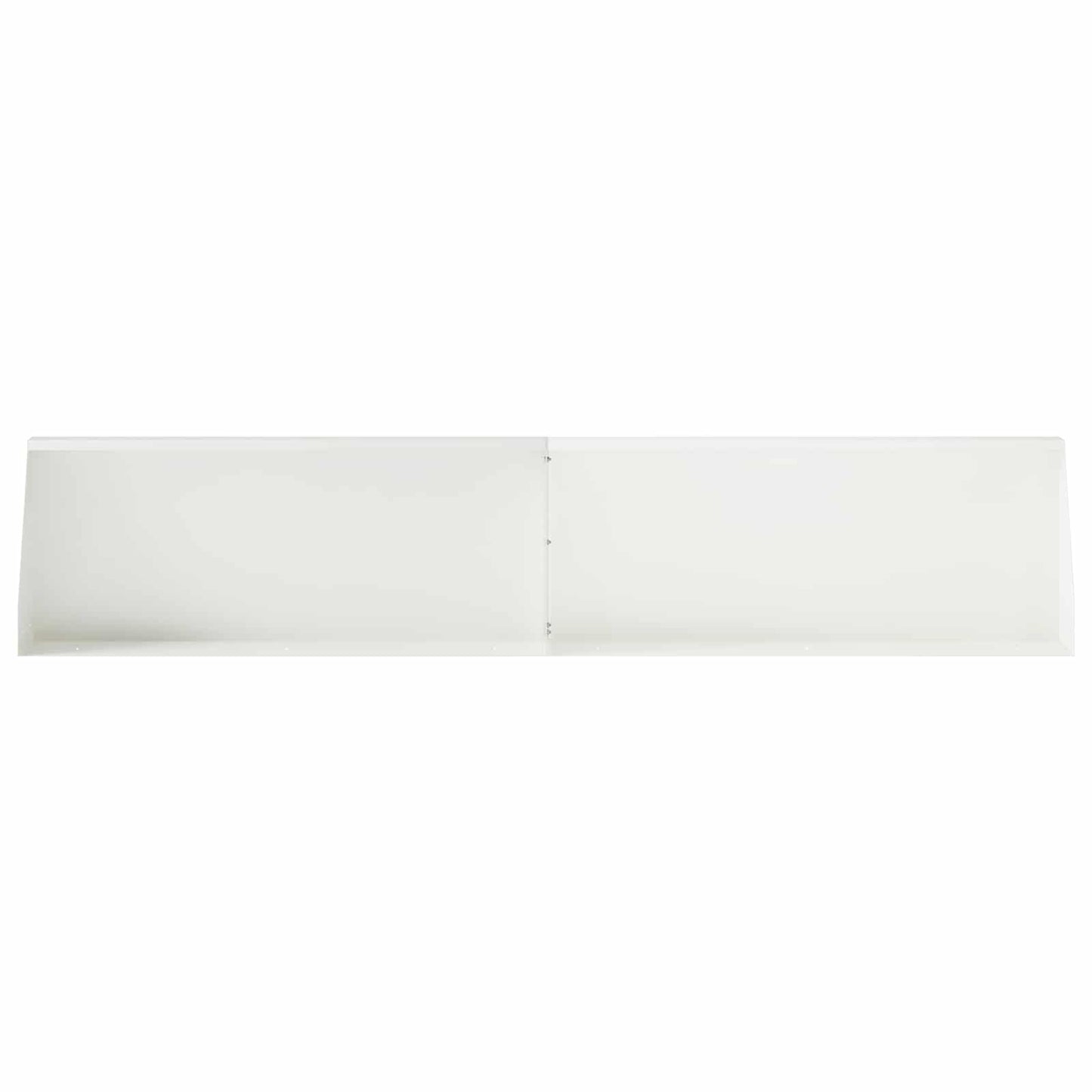 vidaXL Τοίχος Στήριξης 6 τμχ. 100 x 12 x 40 εκ Ατσάλι Λευκό