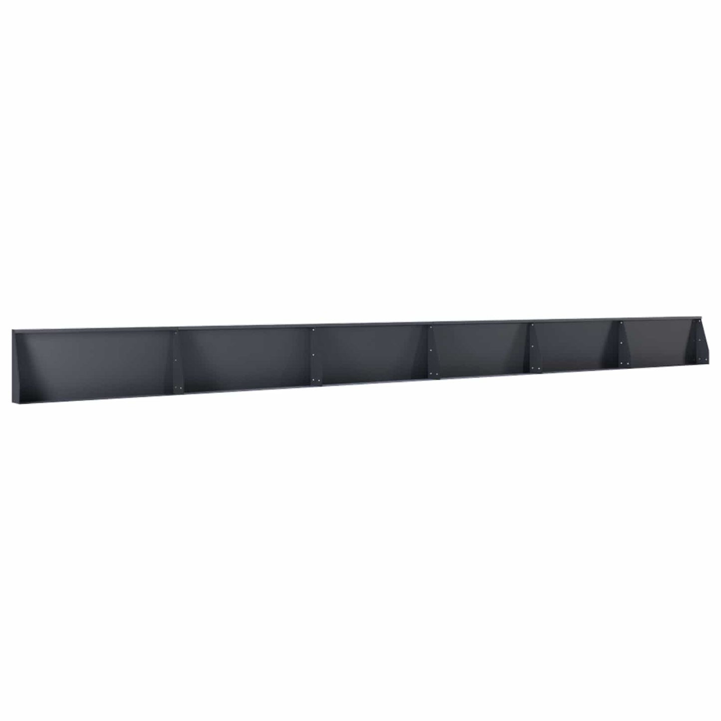 vidaXL Τοίχος Στήριξης 6 τμχ. 100 x 12 x 40 εκ Ατσάλι Ανθρακί