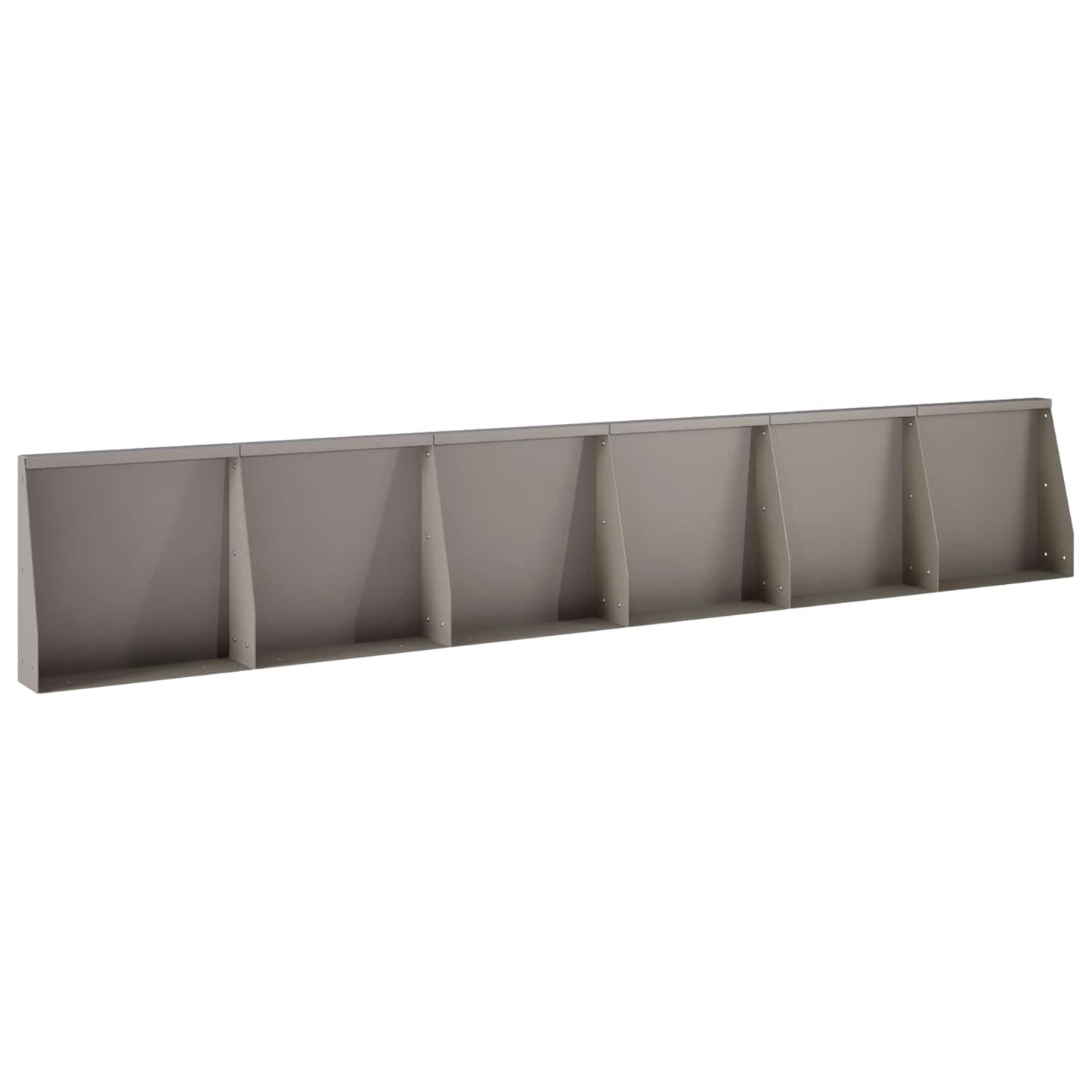 vidaXL Τοίχος Στήριξης 6 τμχ. 40 x 12 x 40 εκ. Σκ rusty