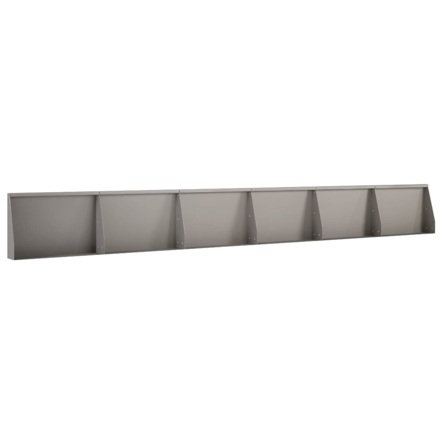vidaXL Τοίχος Στήριξης 6 τμχ. 60 x 12 x 30 εκ Σκ rusty