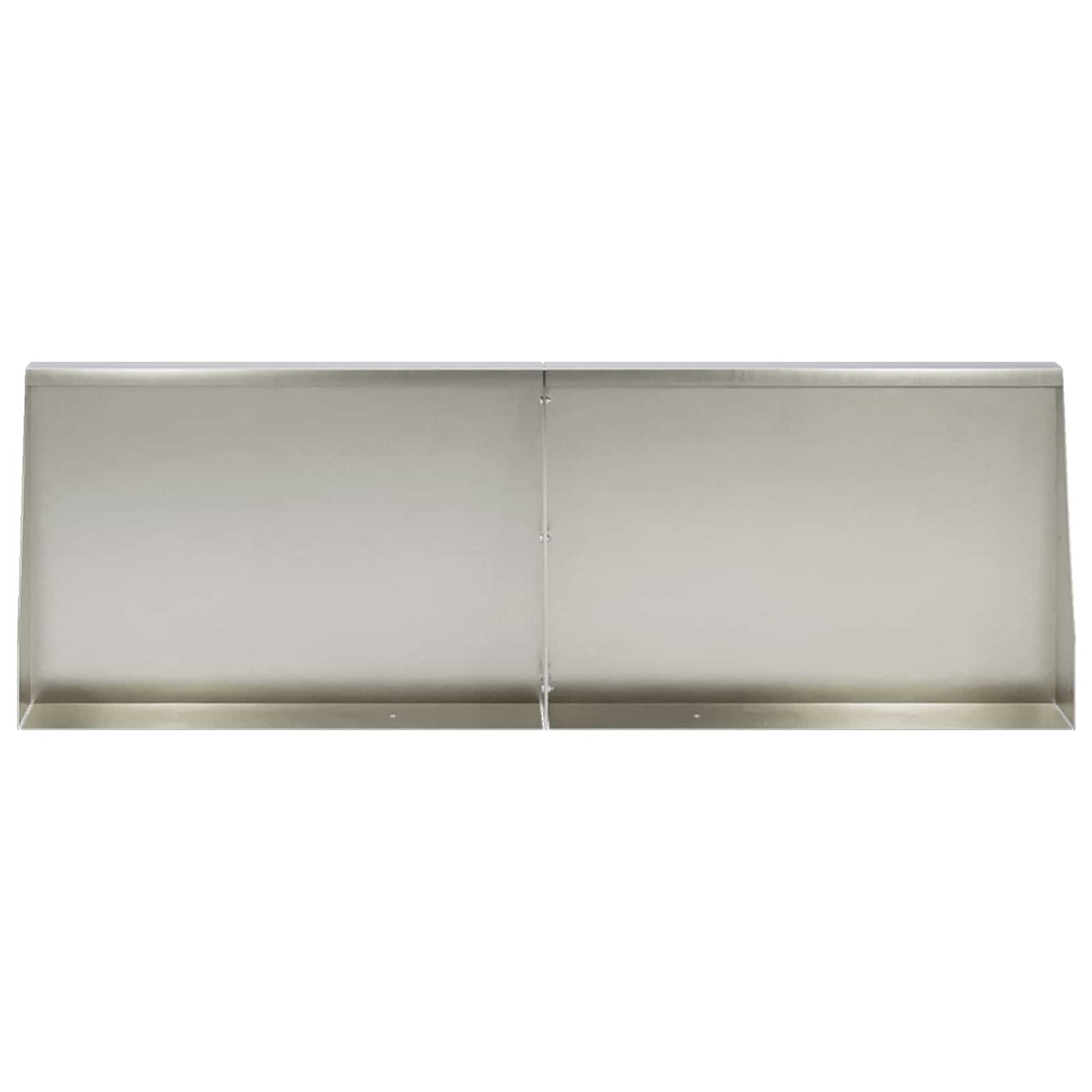 vidaXL Τοίχος Στήριξης 6 τμχ. 60 x 12 x 50 εκ. Ανοξείδωτο Ατσάλι Ασημί