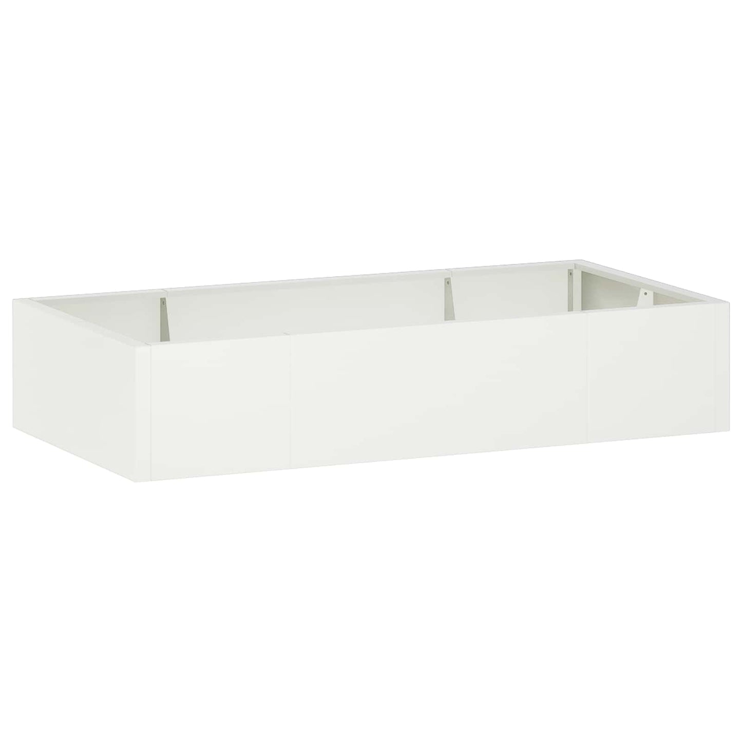 vidaXL Τοίχος Στήριξης 6 τμχ. 200 x 100 x 30 εκ. Ατσάλι Λευκό