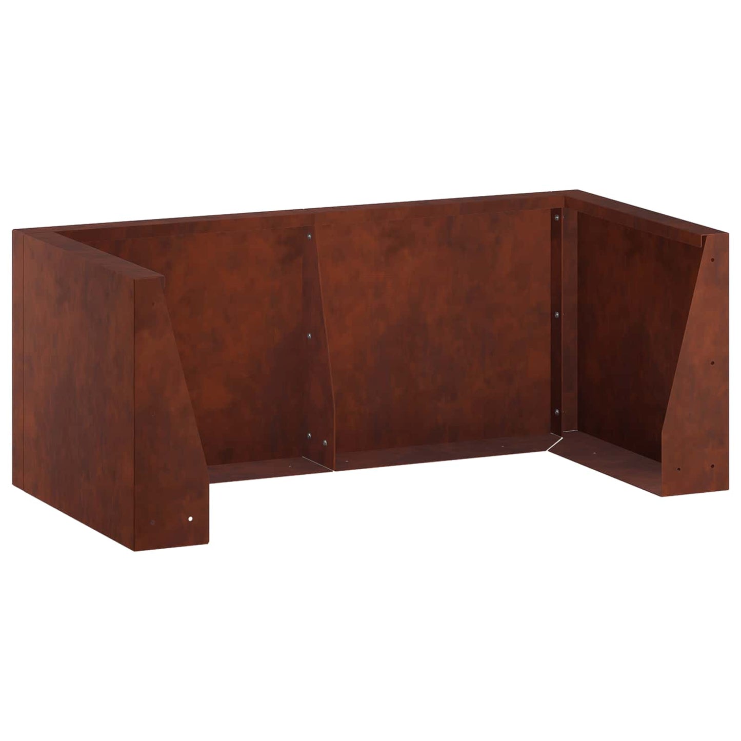 vidaXL Τοίχος Στήριξης 8 τμχ. 300 x 100 x 30 εκ. Σκ rusty