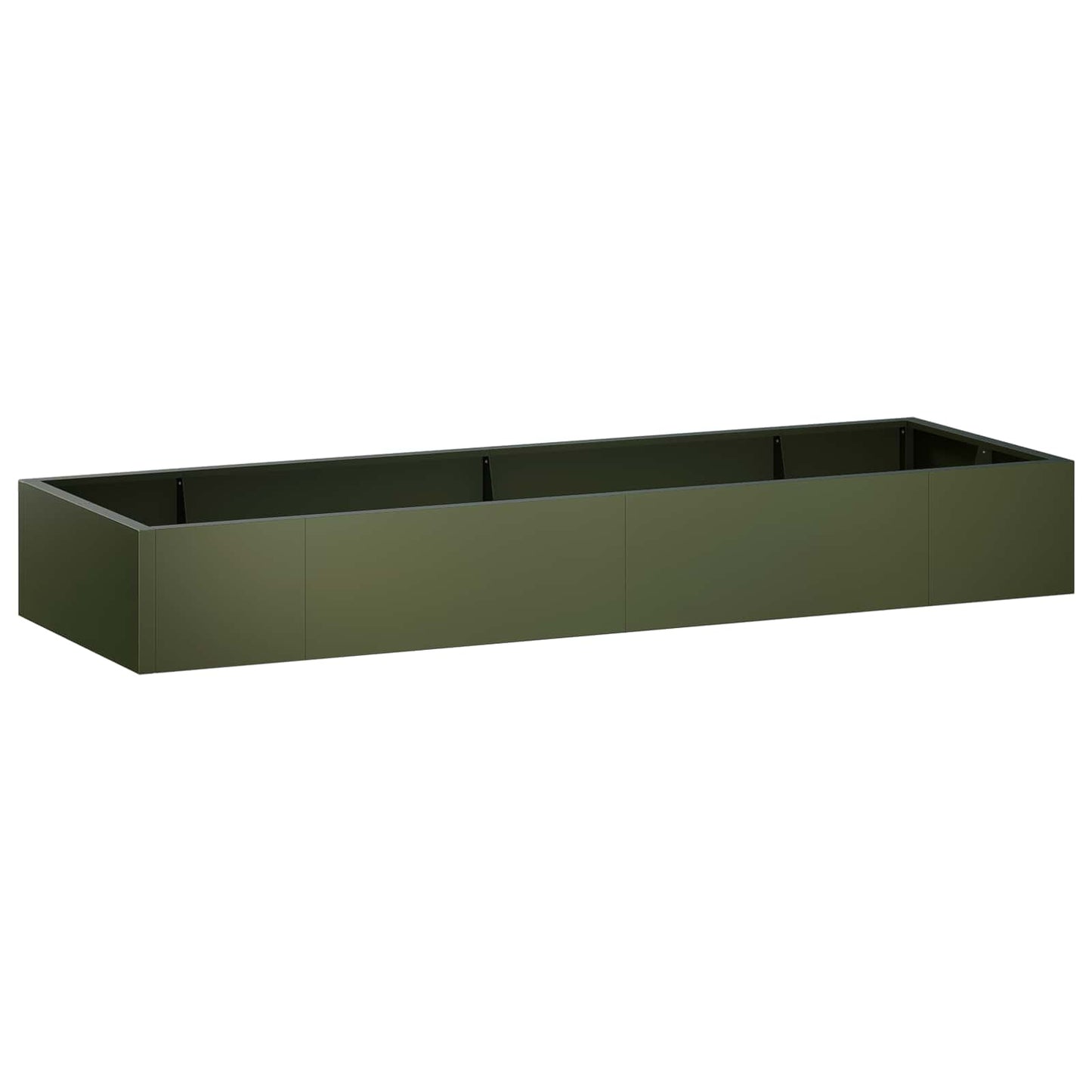 vidaXL Τοίχος Στήριξης 8 τμχ. 300 x 100 x 40 εκ. Ατσάλι Λαδί