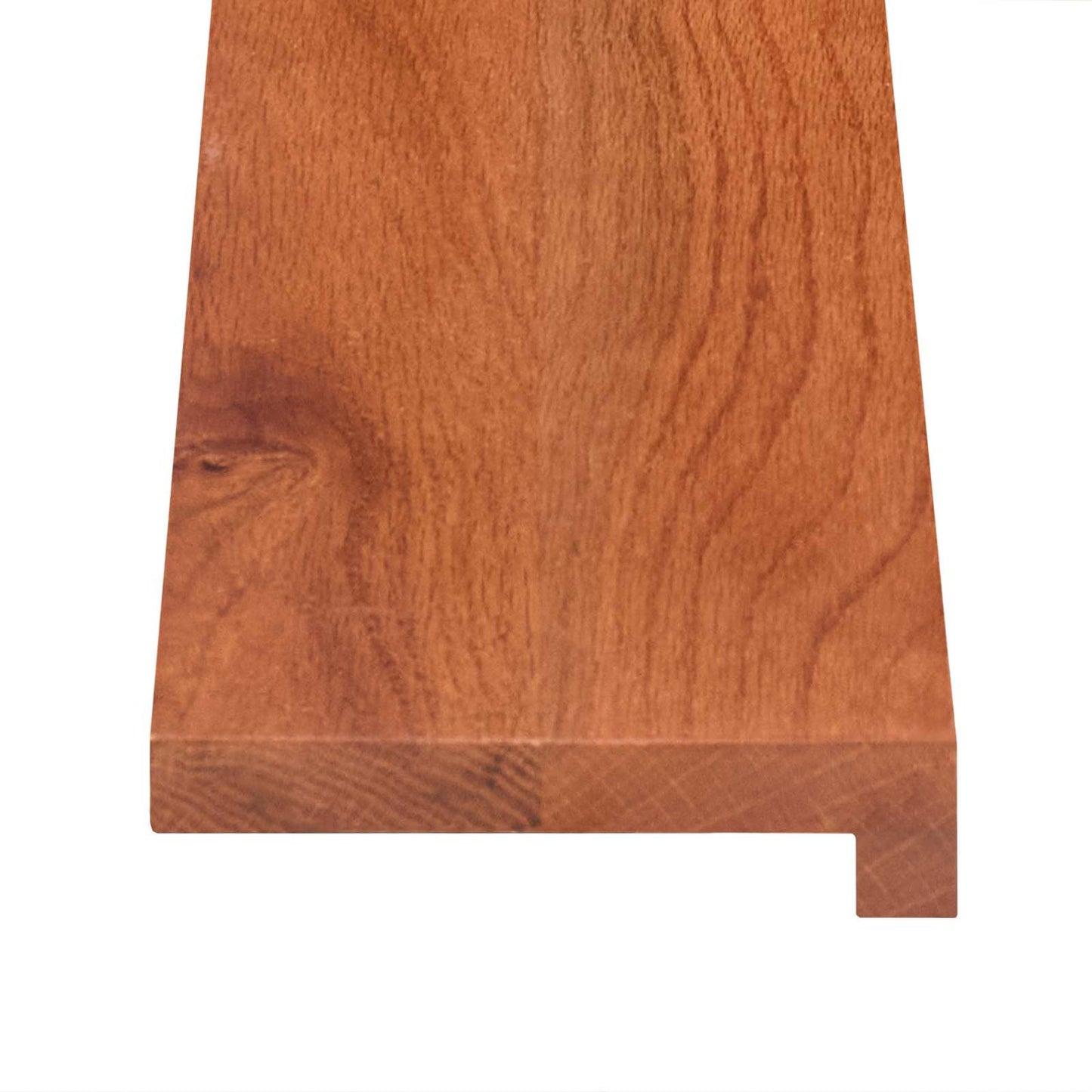 vidaXL Σκαλοπάτι 8 τεμ. 80 x 30 x 2 cm Καφέ Στερεό Ξύλο Δρυός