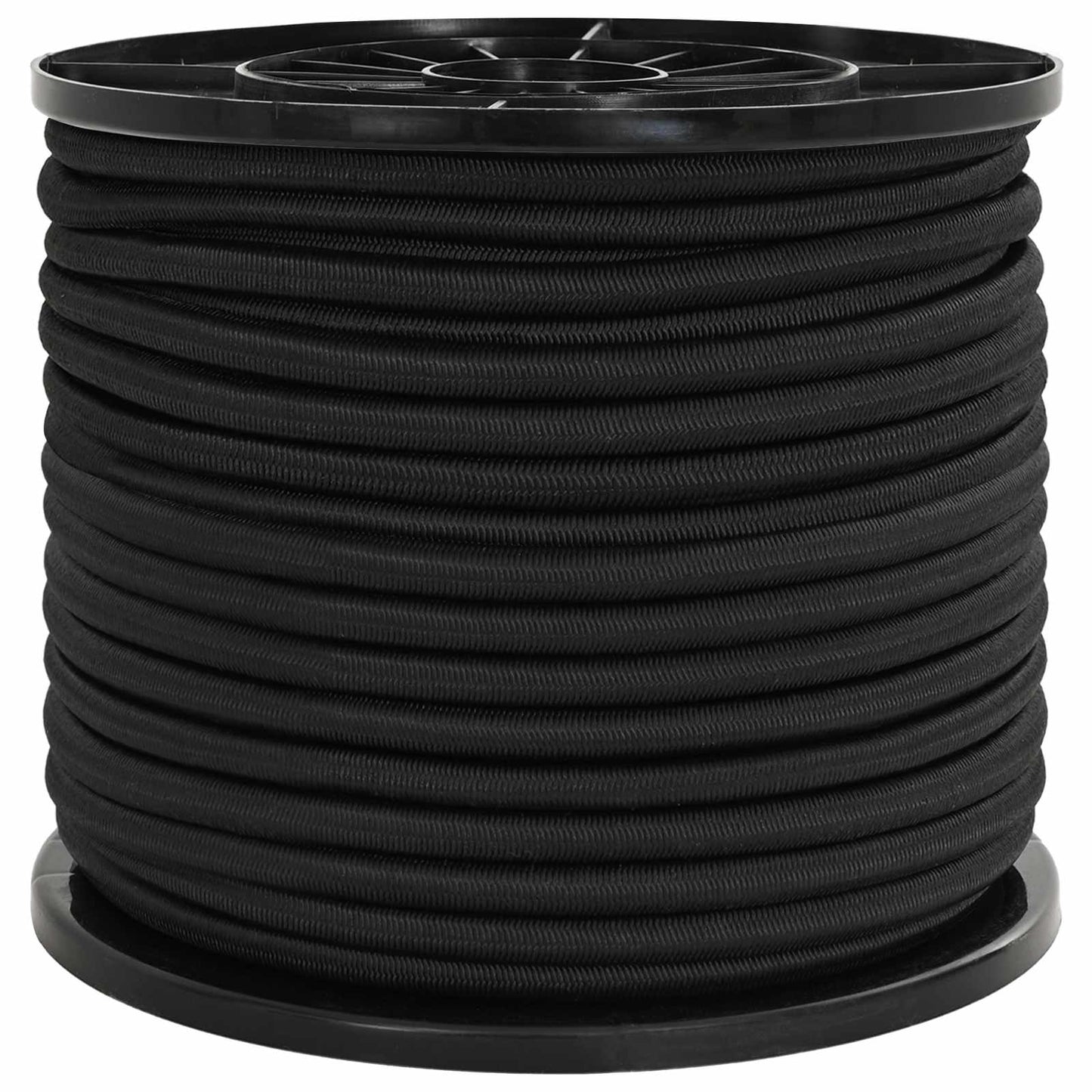vidaXL Σχοινιά Bungee 10 mm Μαύρο PP και καουτσούκ