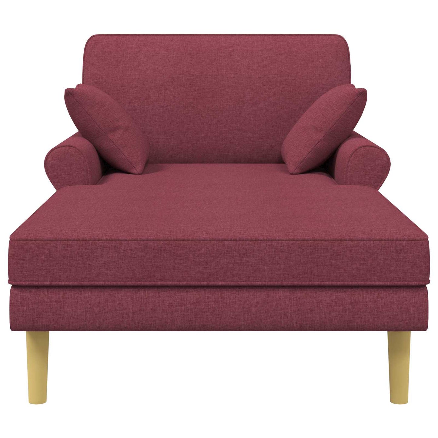 vidaXL Ανάκλιντρο Κόκκινο Ύφασμα
