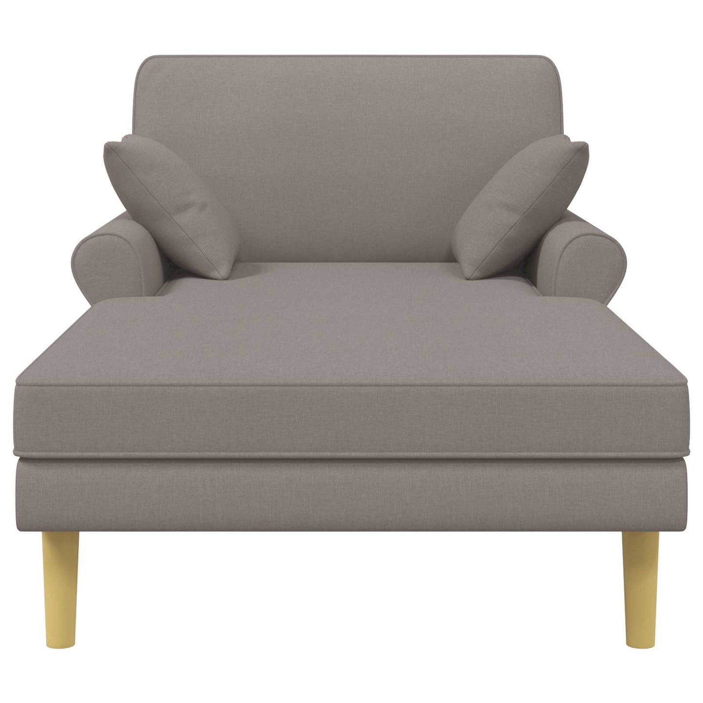 vidaXL Ανάκλιντρο Taupe Ύφασμα