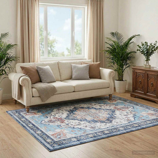 vidaXL Χαλί ORIZ Πολύχρωμο 200 x 200 cm 100% Πολυεστέρας