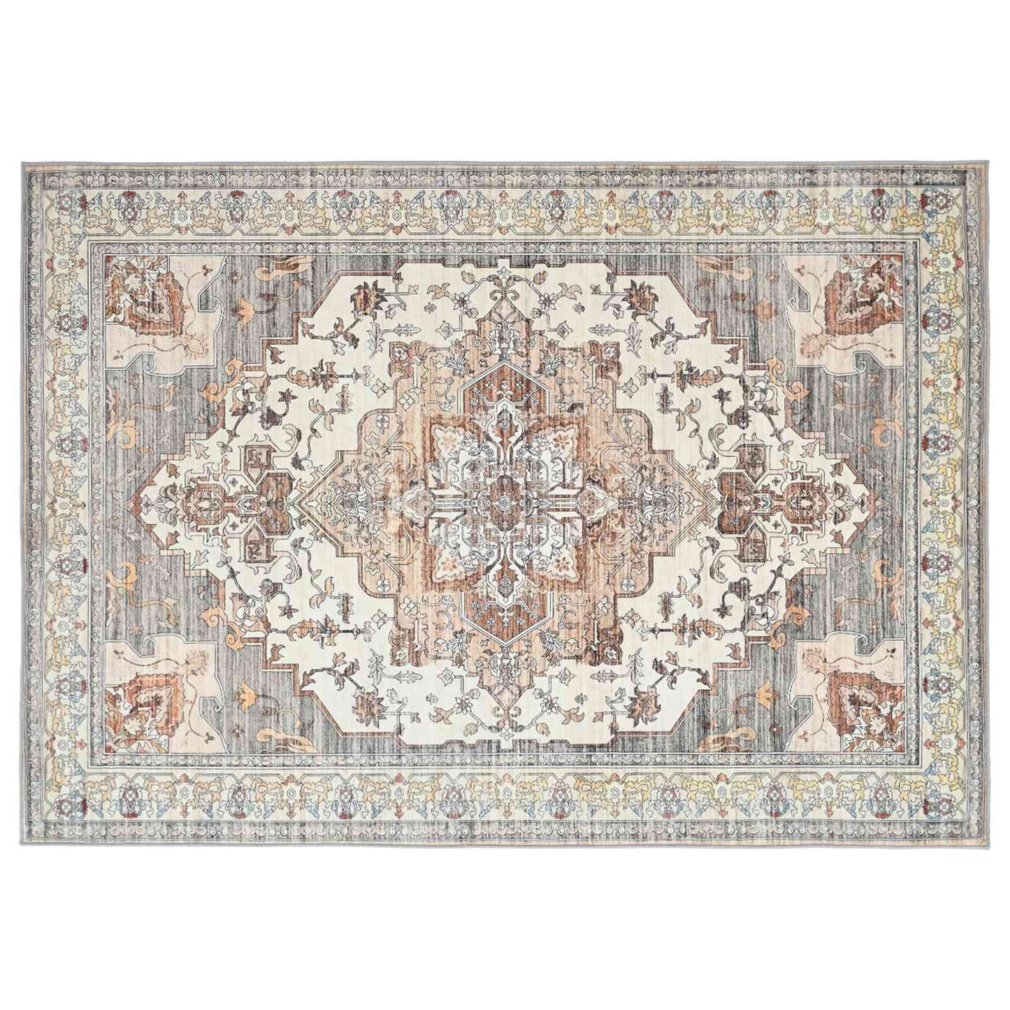 vidaXL Χαλί ORIZ Καφέ 300 x 400 cm 100% Πολυεστέρας