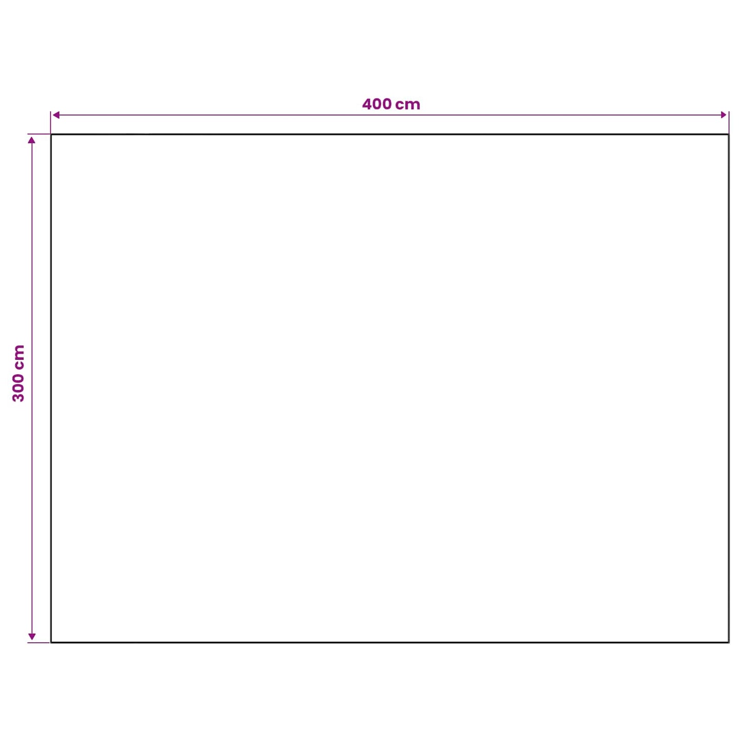 vidaXL Χαλί ORIZ Καφέ 300 x 400 cm 100% Πολυεστέρας