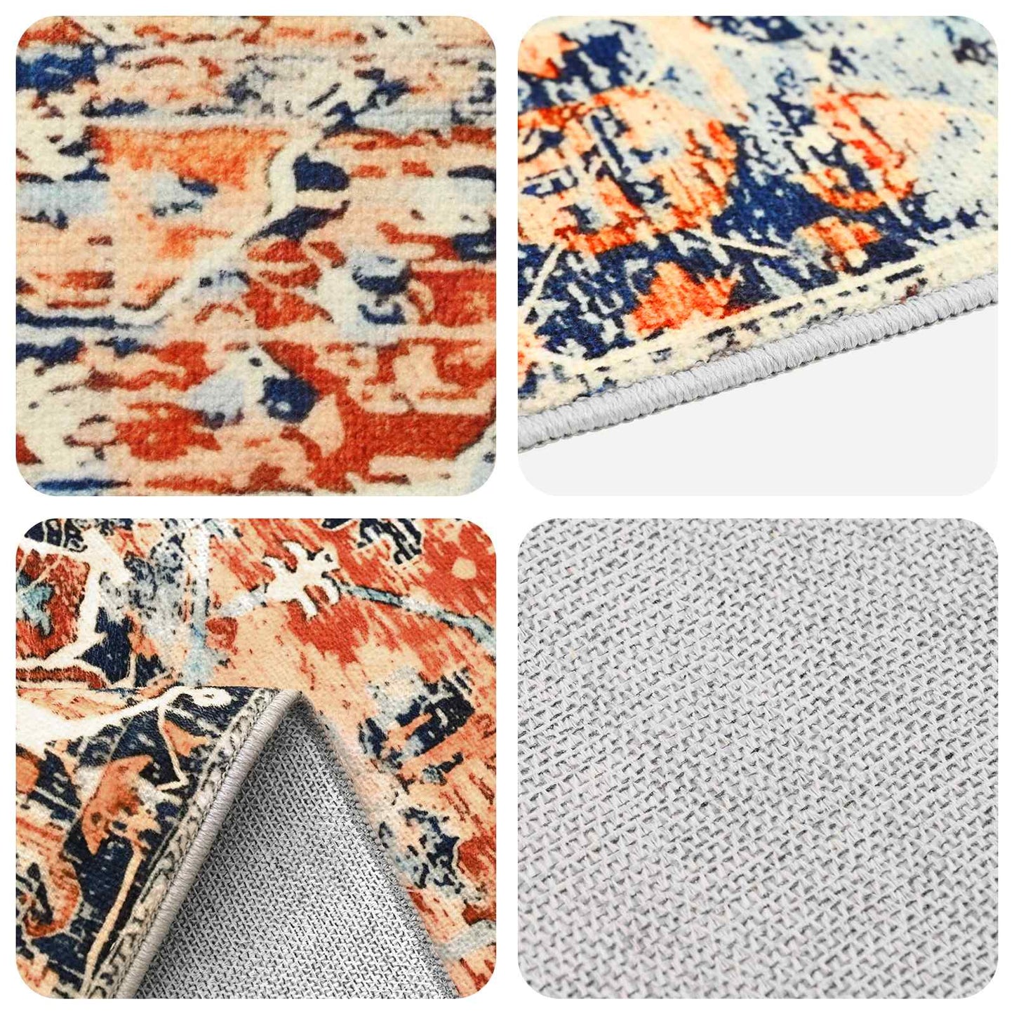 vidaXL Χαλί ORIZ Πορτοκαλί 160 x 230 cm 100% Πολυεστέρας