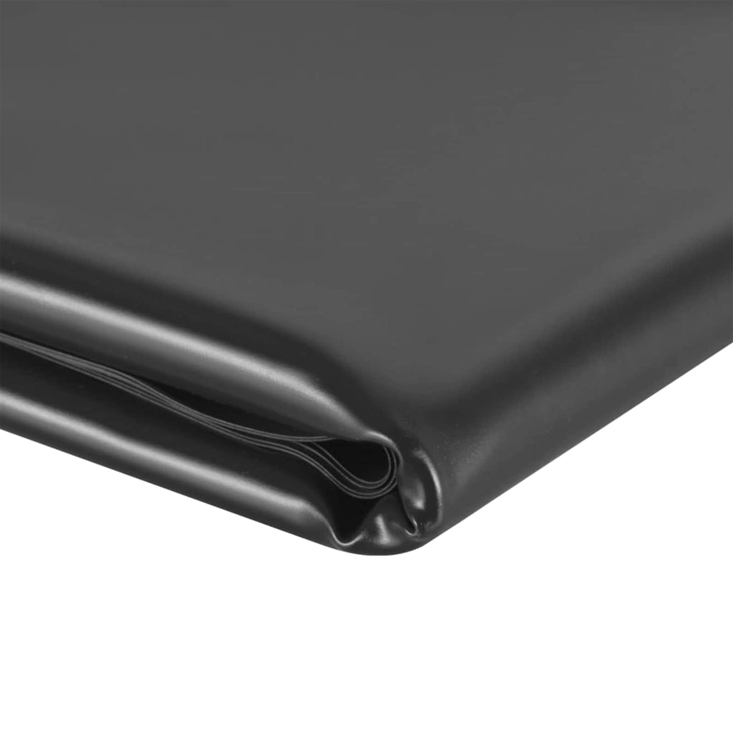 vidaXL Γραμμή Λίμνης 5 x 4 m PVC 0,5 χιλ Μαύρο