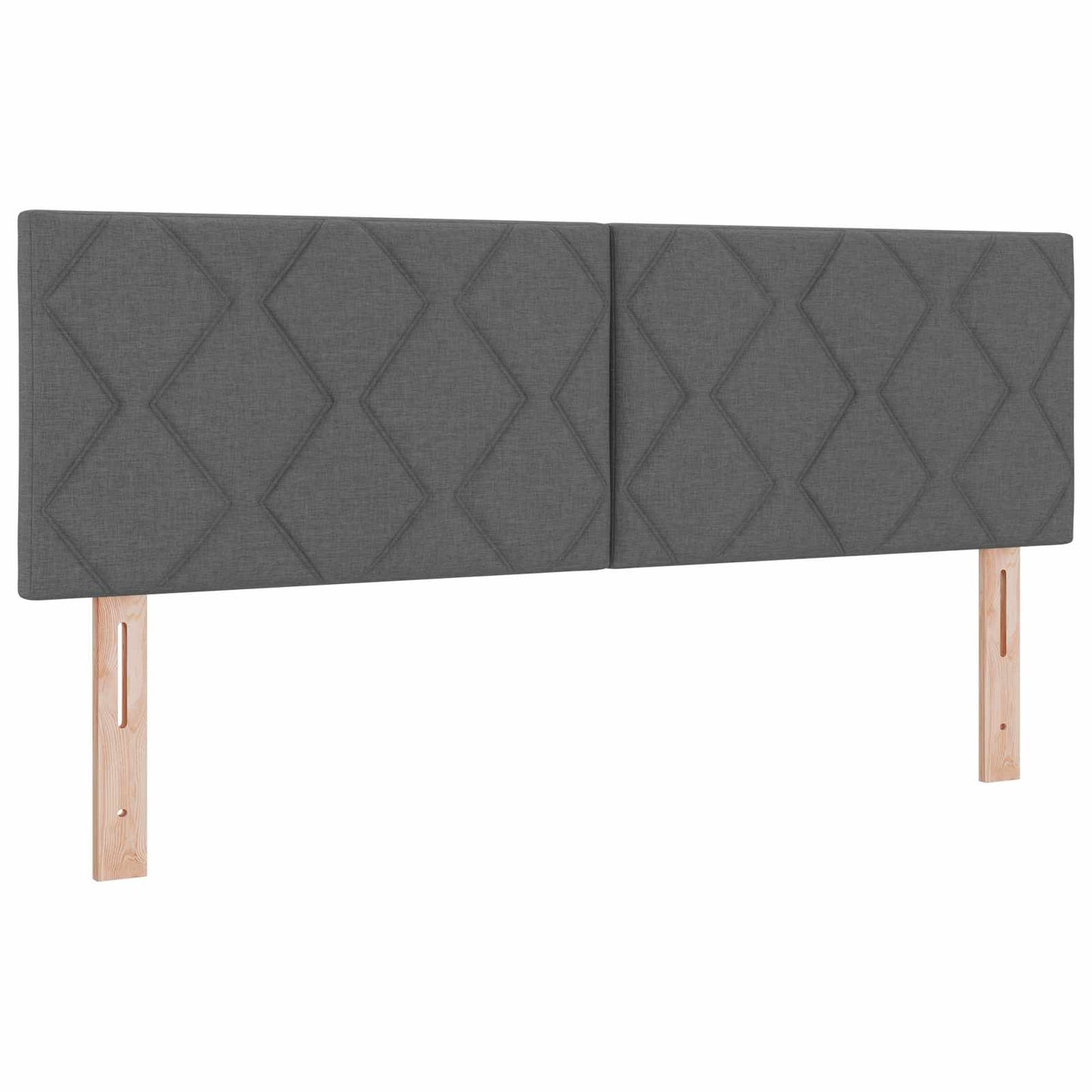 vidaXL Κρεβάτι box spring με στρώμα Σκούρο Γκρι 160 x 200 cm Ύφασμα