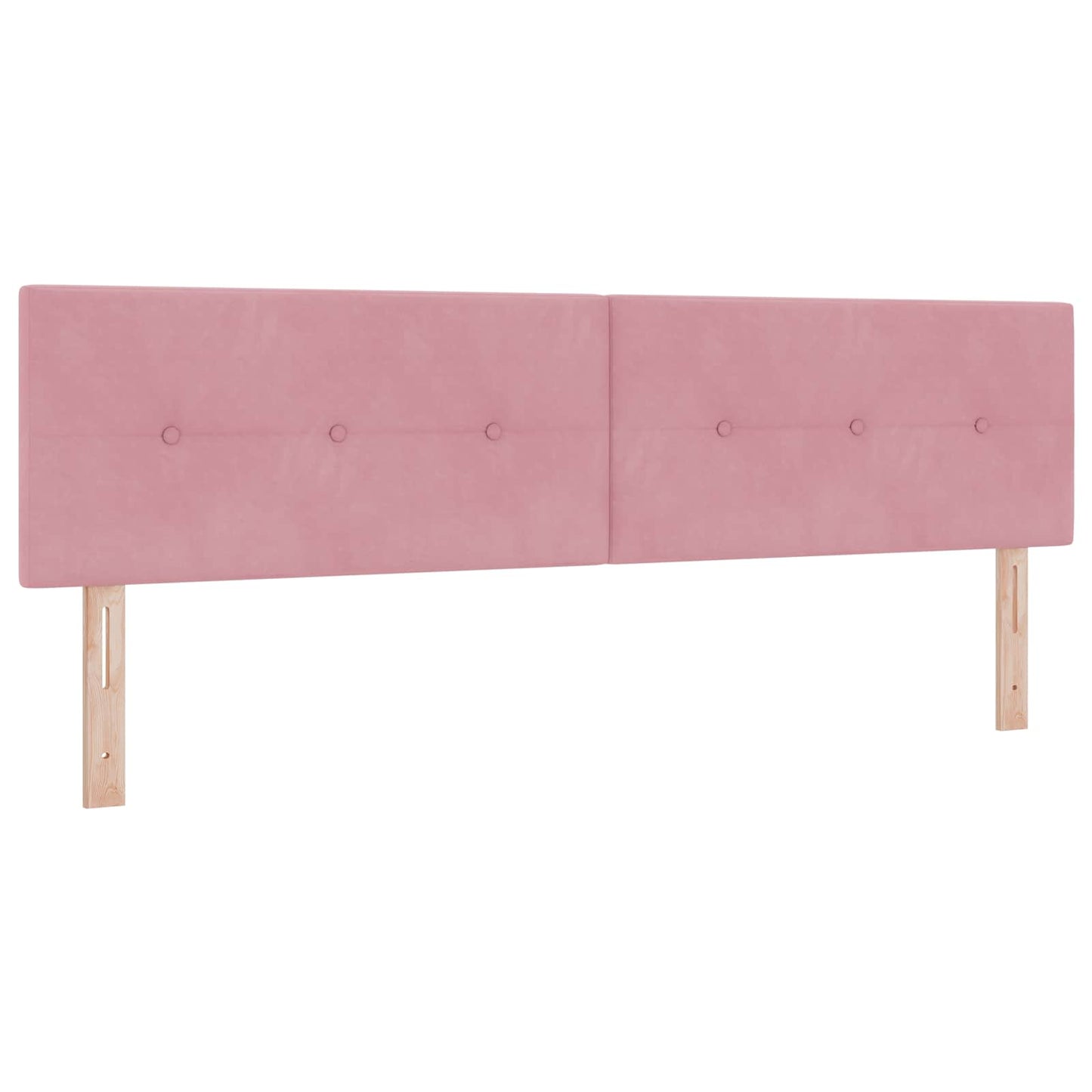 vidaXL Κρεβάτι box spring με στρώμα Ροζ 180 x 200 cm Βελούδο