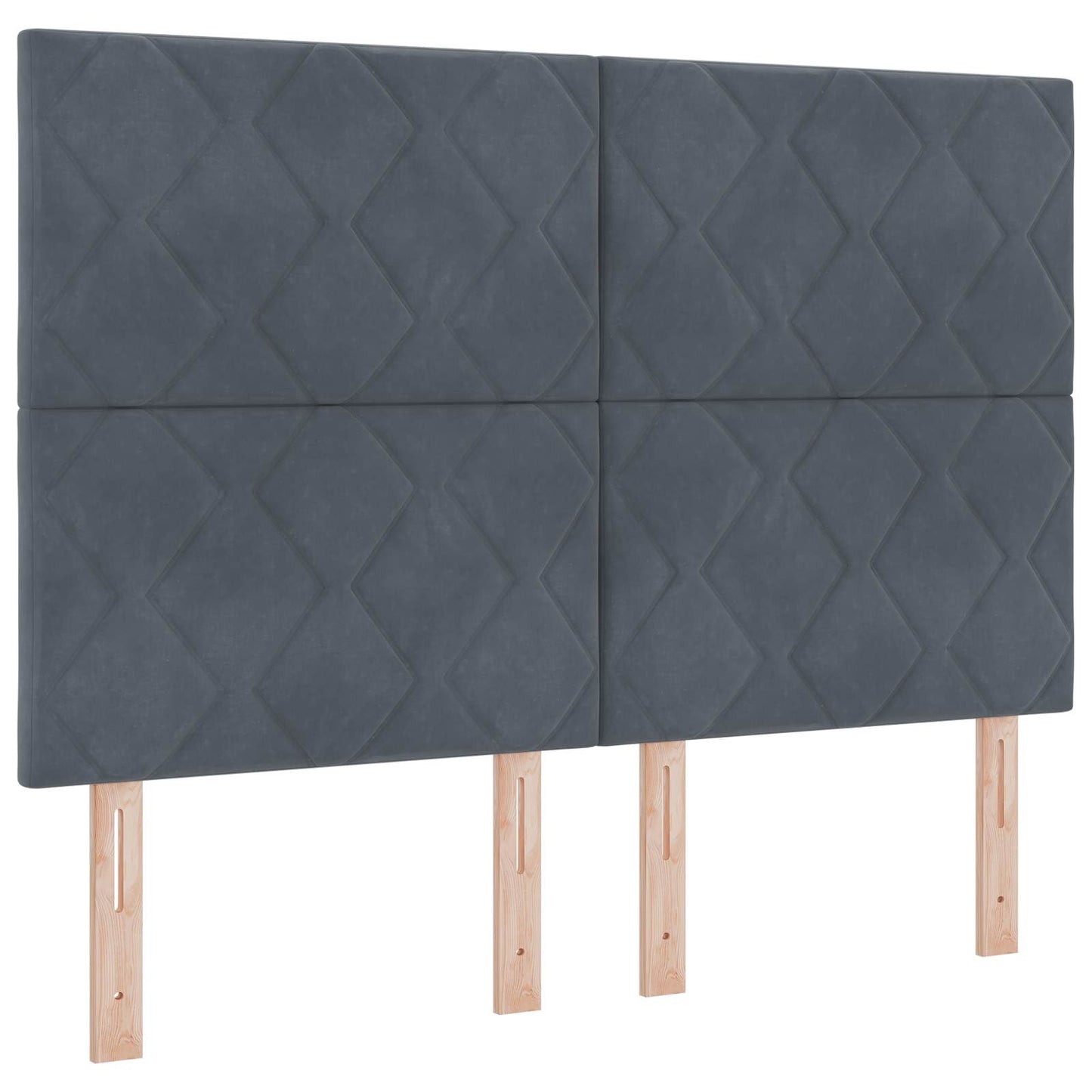 vidaXL Κρεβάτι box spring με στρώμα Σκούρο Γκρι 140 x 200 cm Βελούδο