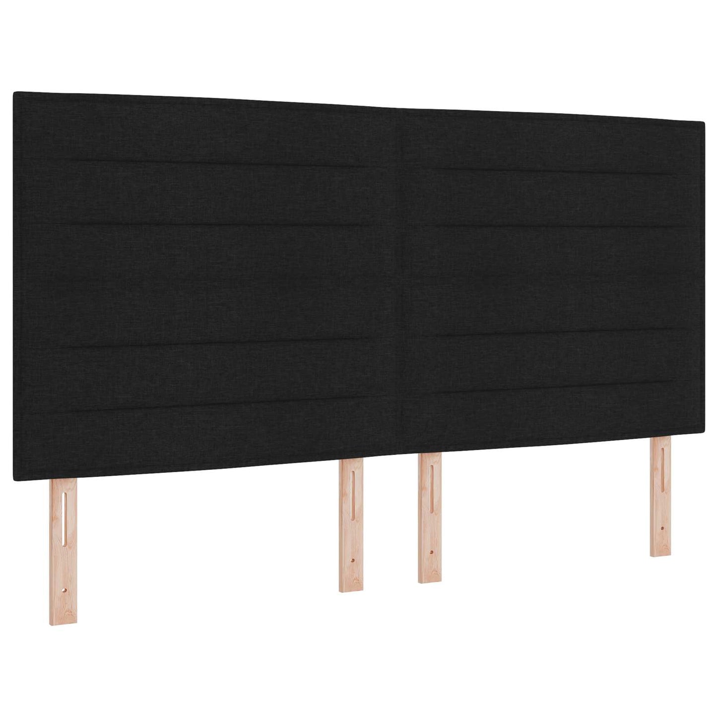vidaXL Κρεβάτι box spring με στρώμα Μαύρο 140 x 190 cm Ύφασμα