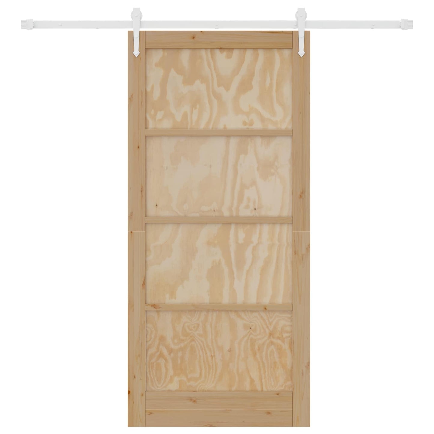 vidaXL Συρόμενη Πόρτα ORKDAL 93 x 202 cm Επεξεργασμένο Ξύλο