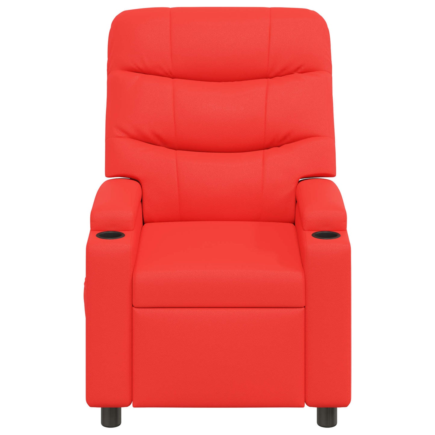 vidaXL Ανακλινόμενη πολυθρόνα Κόκκινο 75 x 93 x 102 cm Ύφασμα