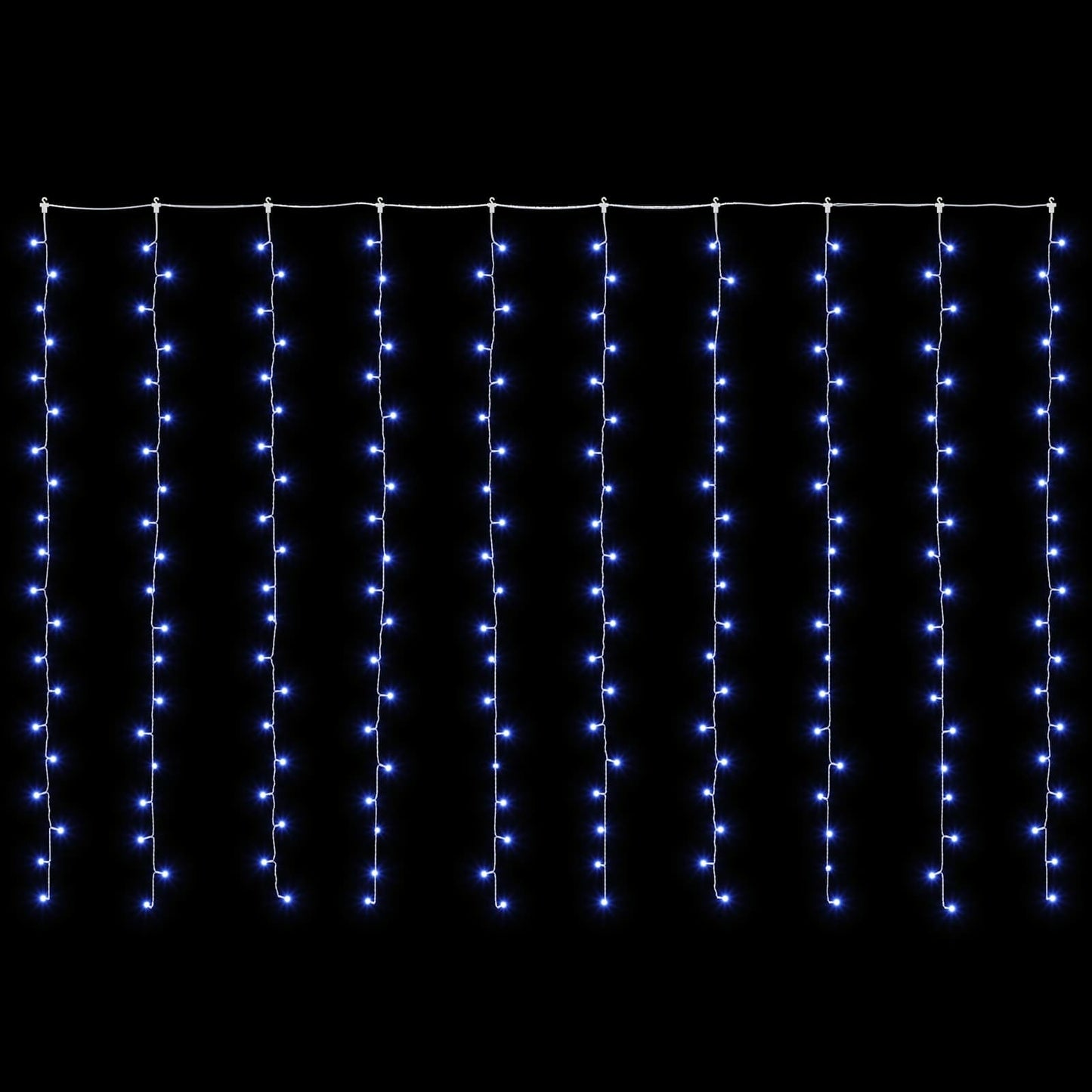 vidaXL Φωτοκουρτίνα 200 LED Μπλε 300 x 200 cm