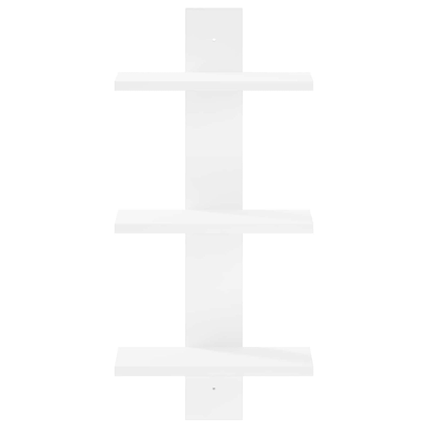 vidaXL Ράφι Τοίχου Λευκό 30 x 13.5 x 64.5 cm Επεξεργασμένο Ξύλο