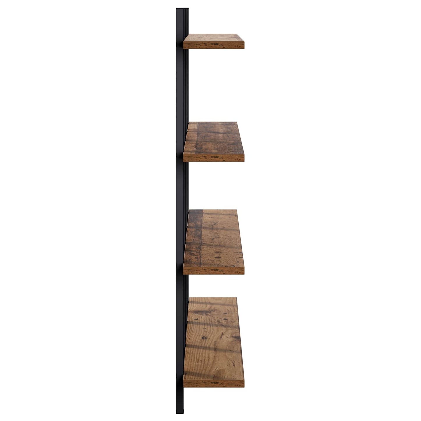 vidaXL Ράφι Τοίχου Παλαιωμένο ξύλο 102 x 13.5 x 80 cm