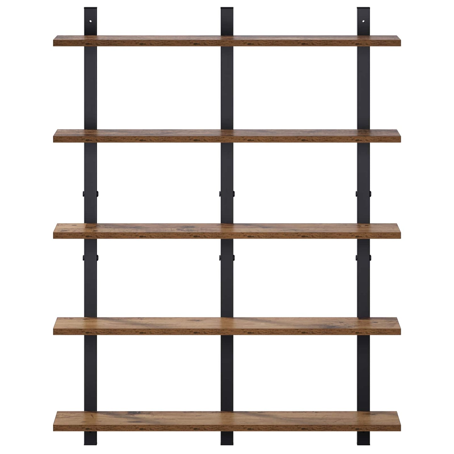 vidaXL Ράφι Τοίχου Παλαιωμένο ξύλο 79.5 x 13.5 x 102 cm