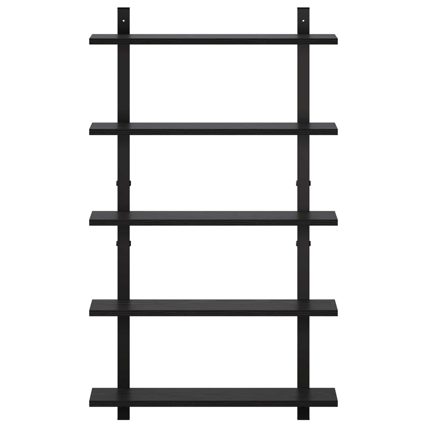 vidaXL Ράφι Τοίχου Μαύρη Δρυς 60.5 x 13.5 x 102.5 cm