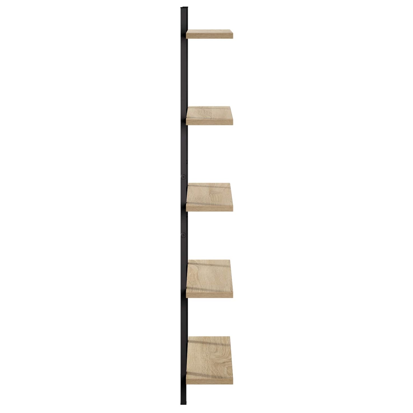vidaXL Ράφι Τοίχου Sonoma Δρυς 60.5 x 13.5 x 102.5 cm