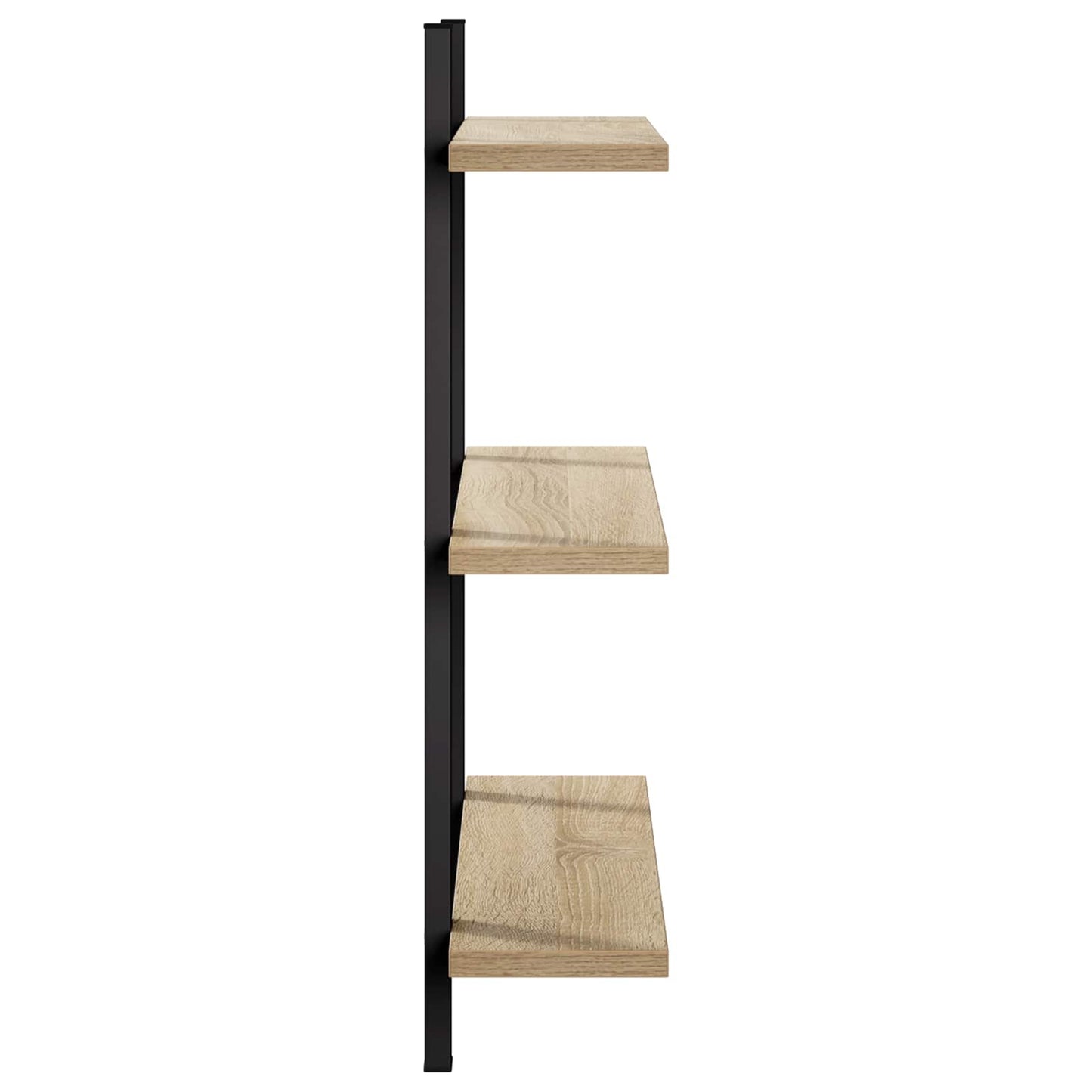 vidaXL Ράφι Τοίχου Sonoma Δρυς 60,5 x 13,5 x 58,5 cm