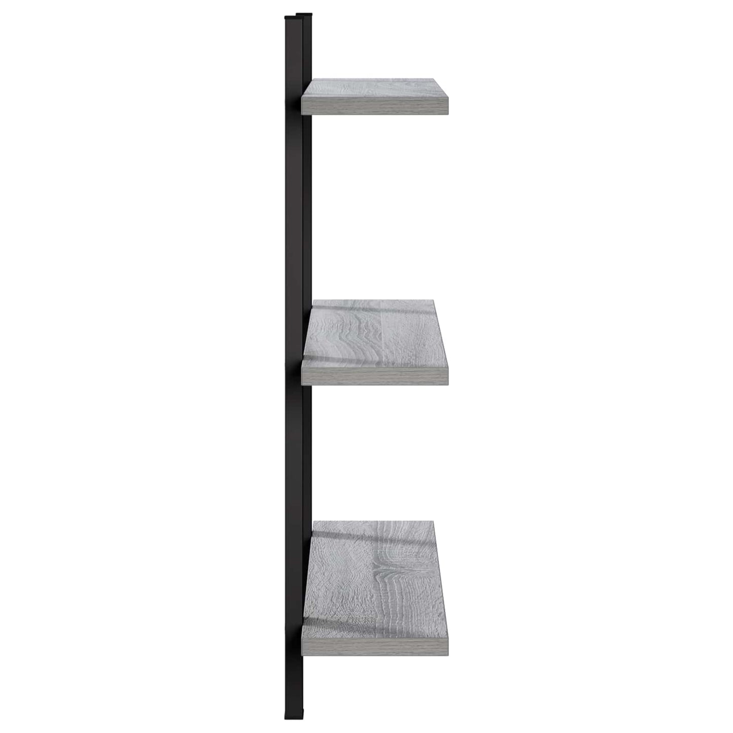 vidaXL Ράφι Τοίχου Γκρι Sonoma 60,5 x 13,5 x 58,5 cm