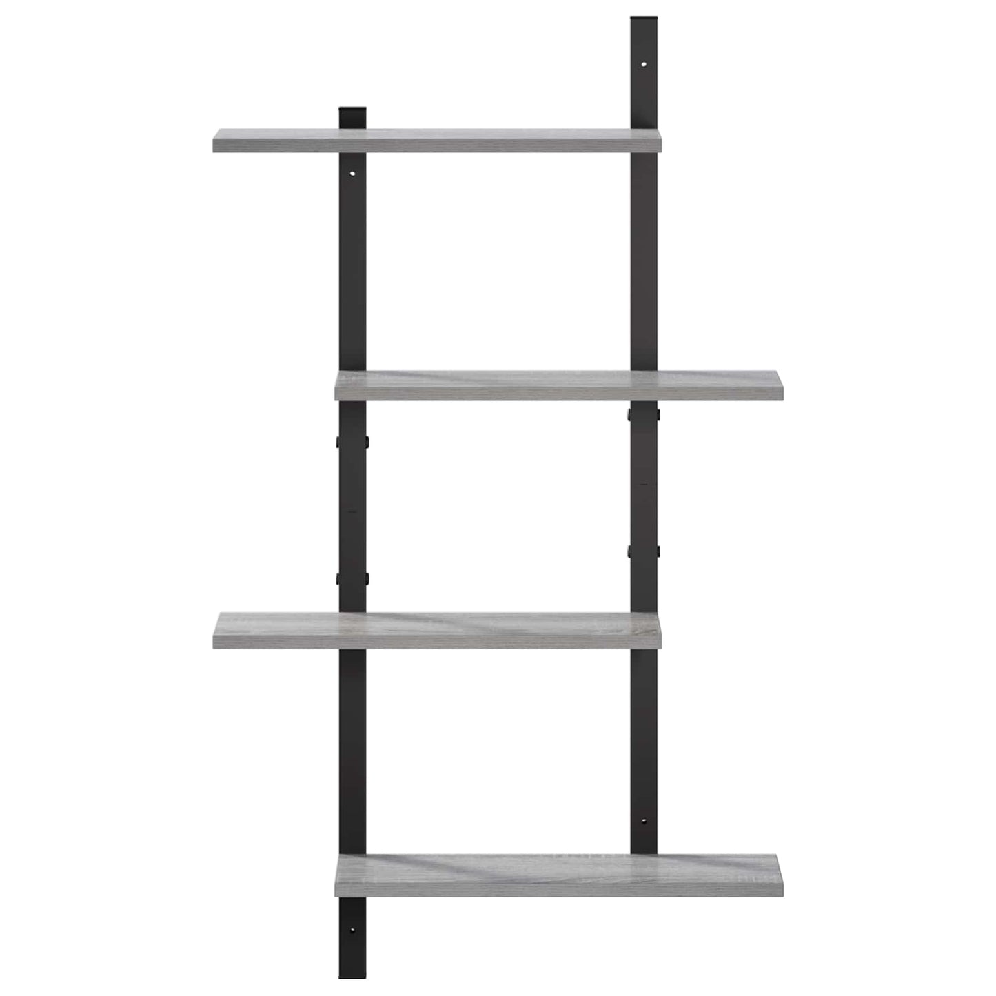 vidaXL Ράφι Τοίχου Γκρι Sonoma 61 x 13,5 x 105,5 cm Επεξεργασμένο Ξύλο