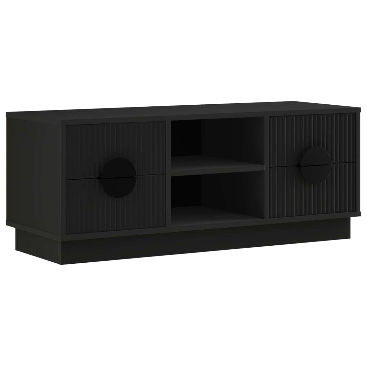 vidaXL Ντουλάπι TV VENRAY 101 x 36,5 x 40 cm Μαύρο