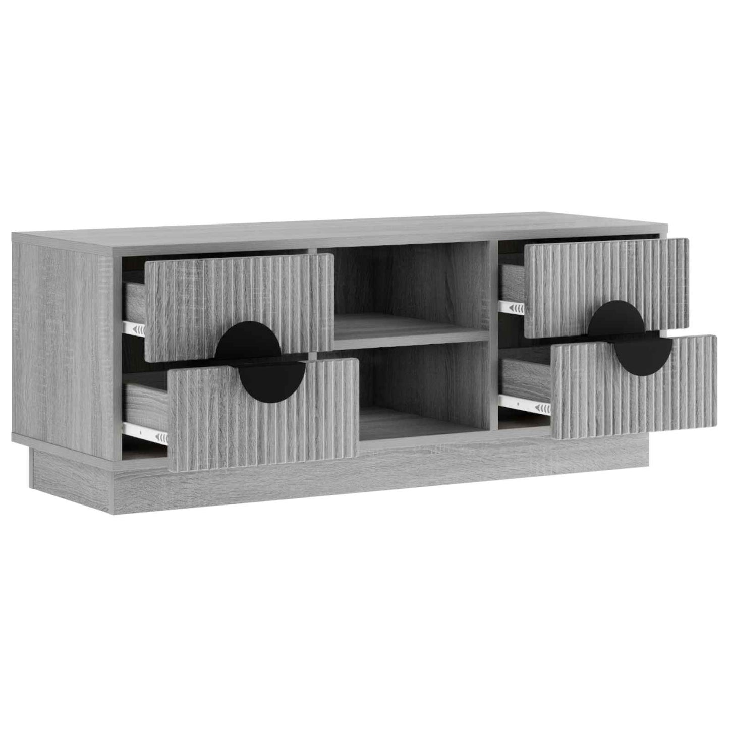 vidaXL Ντουλάπι TV VENRAY 101 x 36,5 x 40 cm Γκρι Sonoma