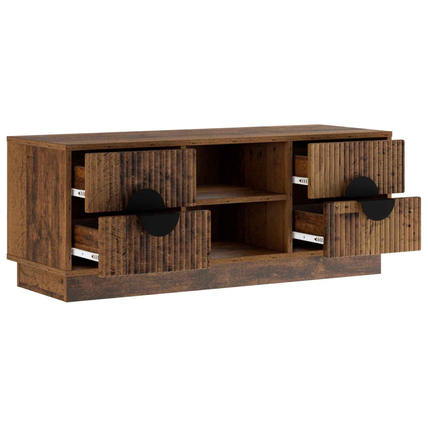 vidaXL Ντουλάπι TV VENRAY 101 x 36,5 x 40 cm Παλαιωμένο ξύλο