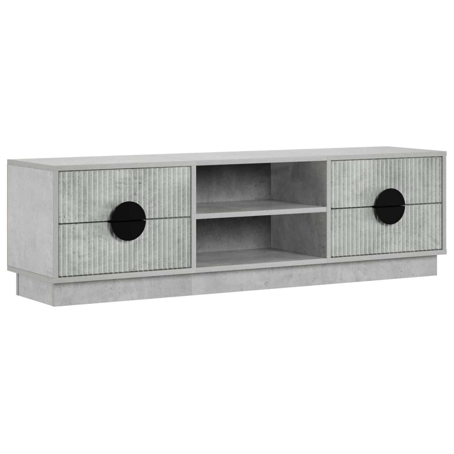 vidaXL Ντουλάπι TV VENRAY 137,5 x 33 x 40 cm Γκρι Σκυροδέματος
