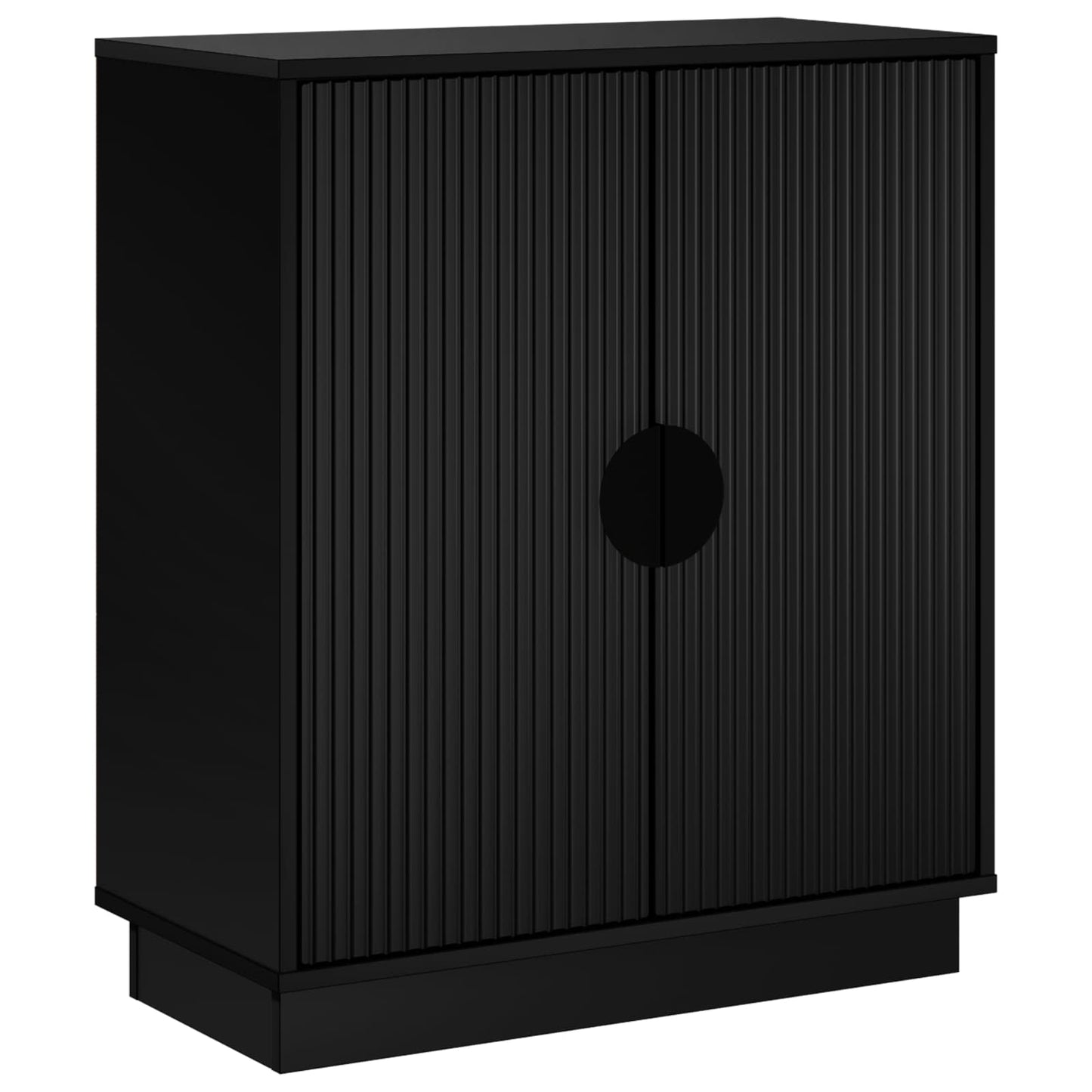 vidaXL Πλαϊνό γραφείο VENRAY Μαύρο 66 x 33 x 77,5 cm