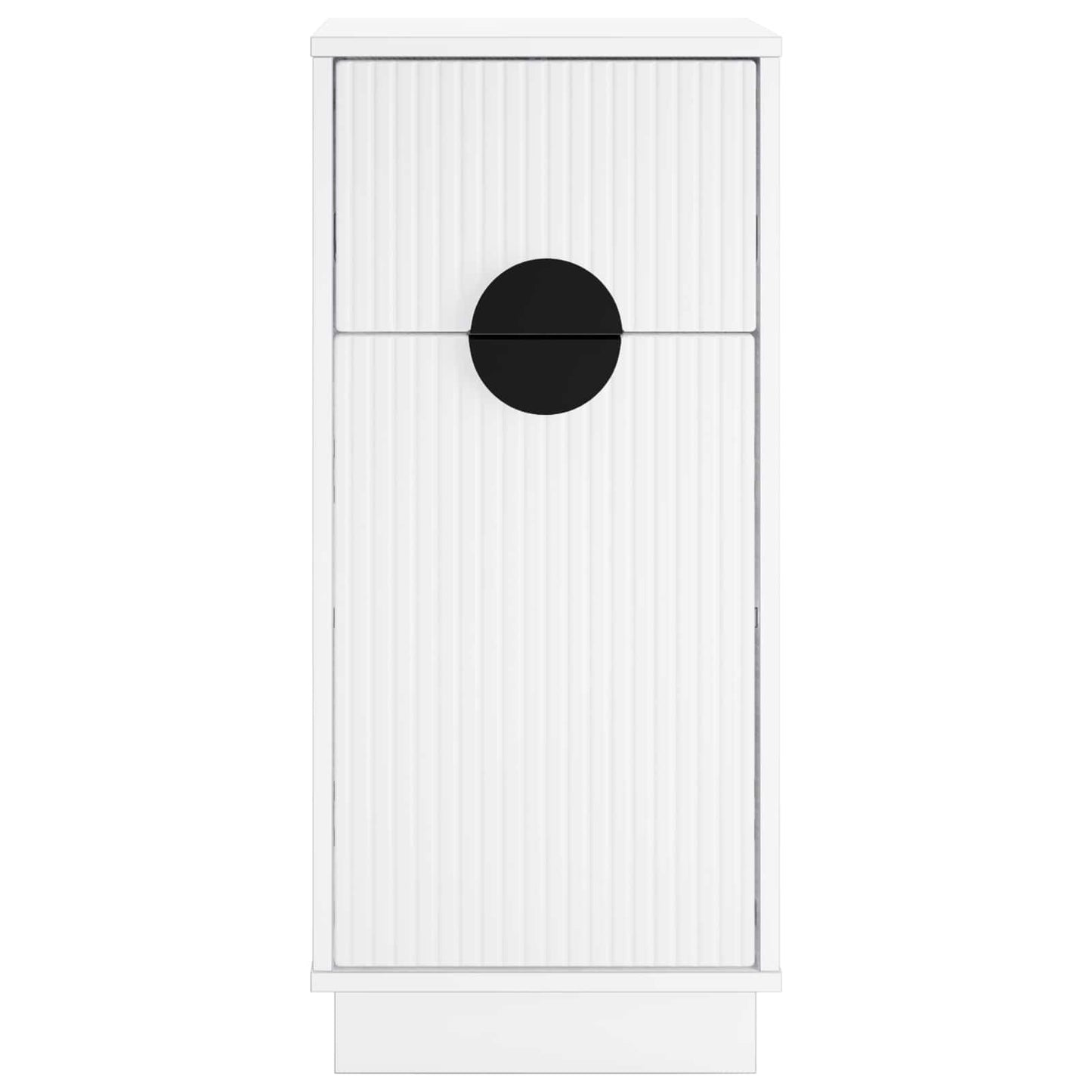 vidaXL Πλαϊνό γραφείο VENRAY Λευκό 35 x 33 x 77,5 cm
