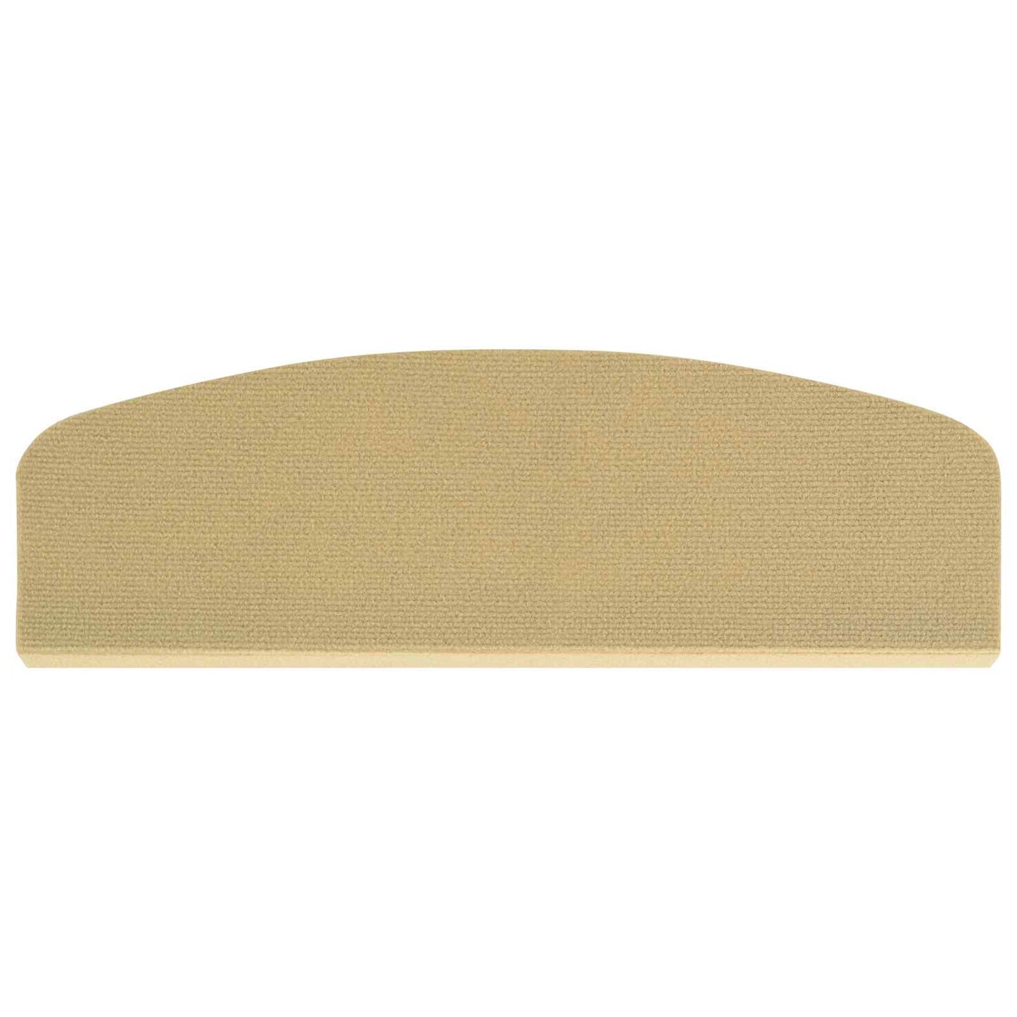 vidaXL Πατάκια σκάλας 15 τμχ. 65 x 21 x 4 cm Μπεζ Πολυεστέρας