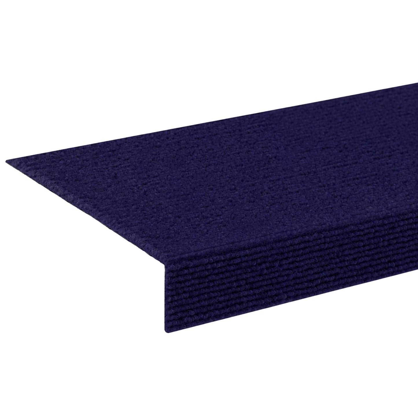 vidaXL Πατάκια σκάλας 15 τμχ. 65 x 21 x 4 cm Μπλε Πολυεστέρας
