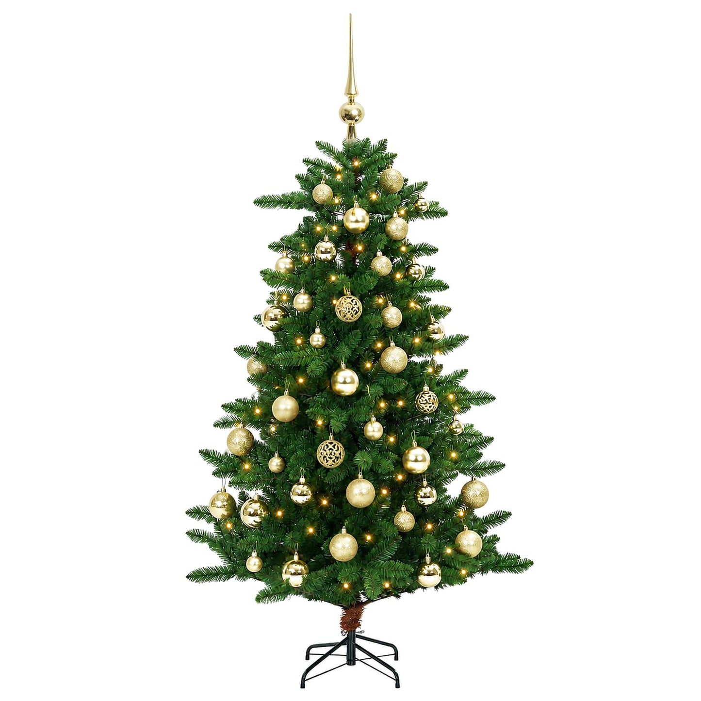 vidaXL Artificial Christmas Tree with Bauble 150 εκ. 150 LED