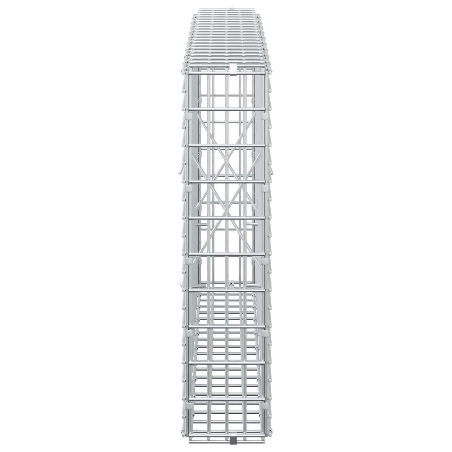 vidaXL Γκαμπιόν με σύρμα 3,5 χλστ και πλέγμα 5x2,5 εκ 100x10x50 εκ