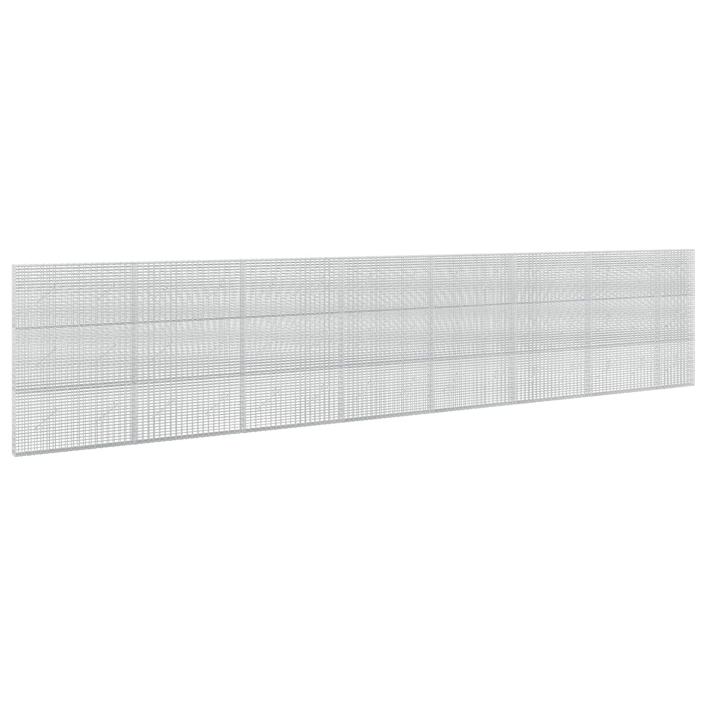 vidaXL Γκαμπιόν με σύρμα 3,5 mm και πλέγμα 5x2,5 cm 750x10x150 εκ