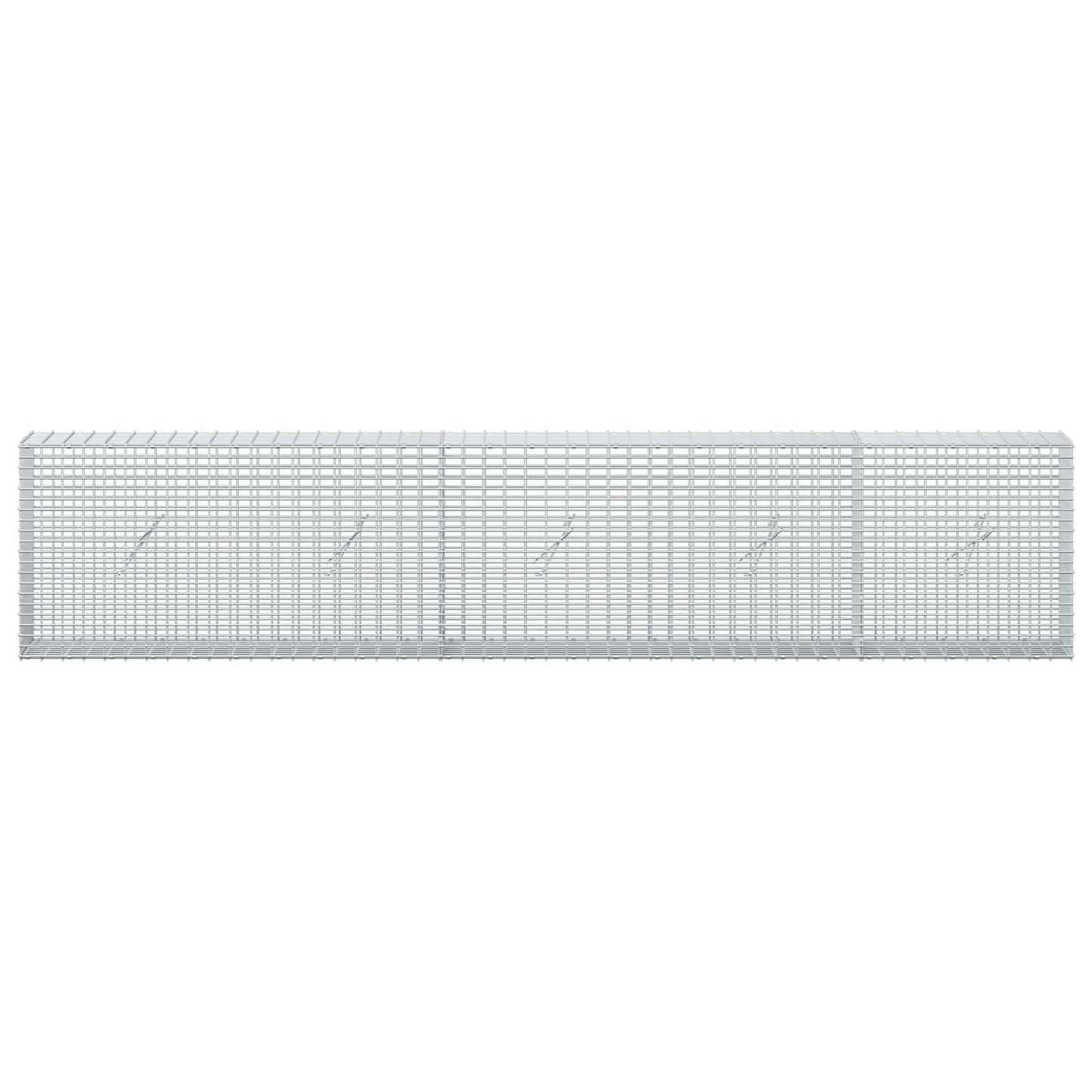 vidaXL Γκαμπιόν με σύρμα 3,5 χλστ και πλέγμα 5x2,5 εκ 250x20x50 εκ