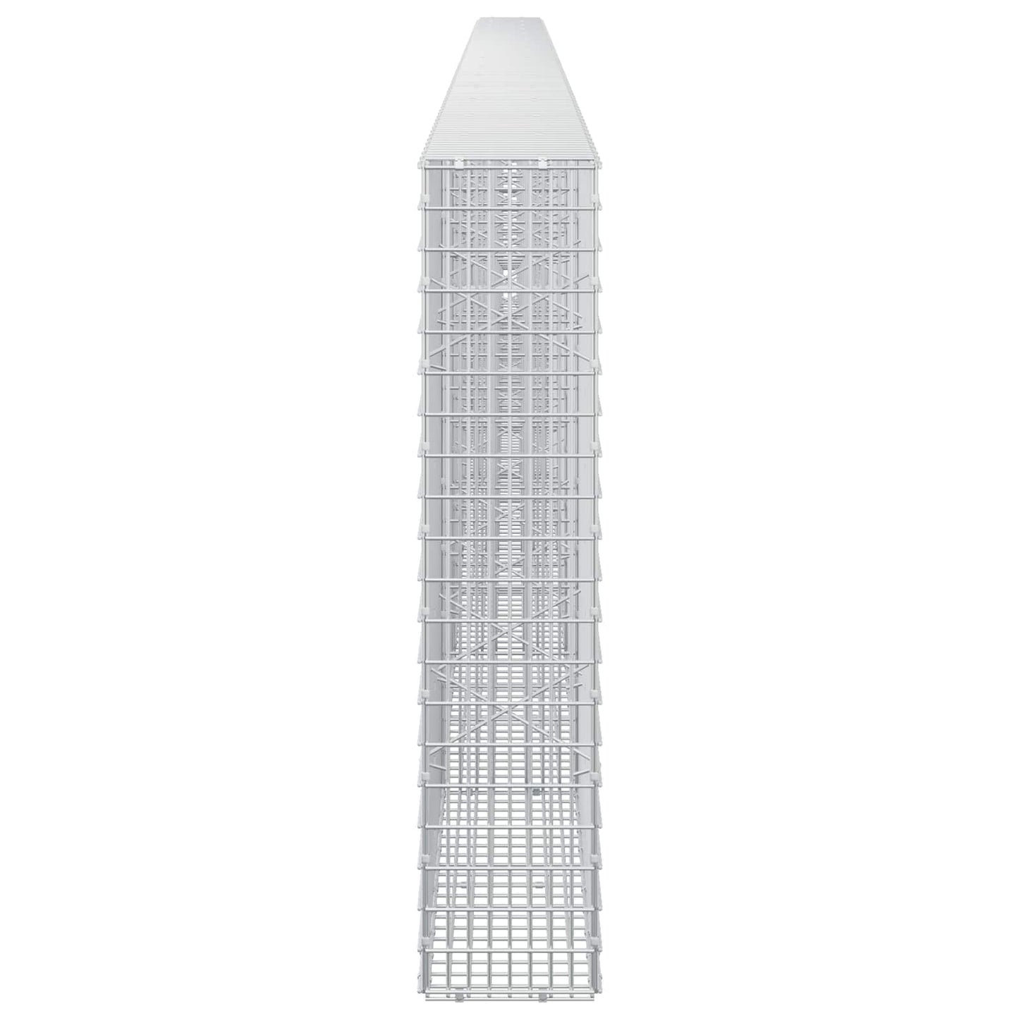 vidaXL Γκαμπιόν με σύρμα 3,5 mm και πλέγμα 5x2,5 cm 750x20x100 εκ