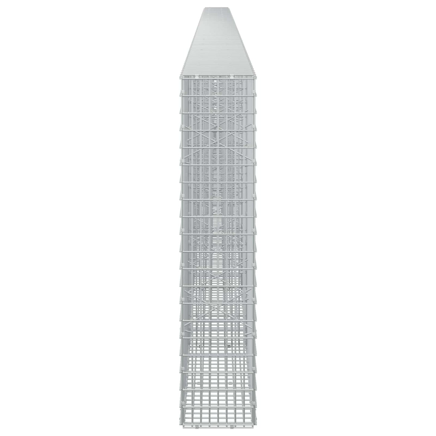 vidaXL Γκαμπιόν με σύρμα 3,5 mm και πλέγμα 5x2,5 cm 950x20x100 εκ.