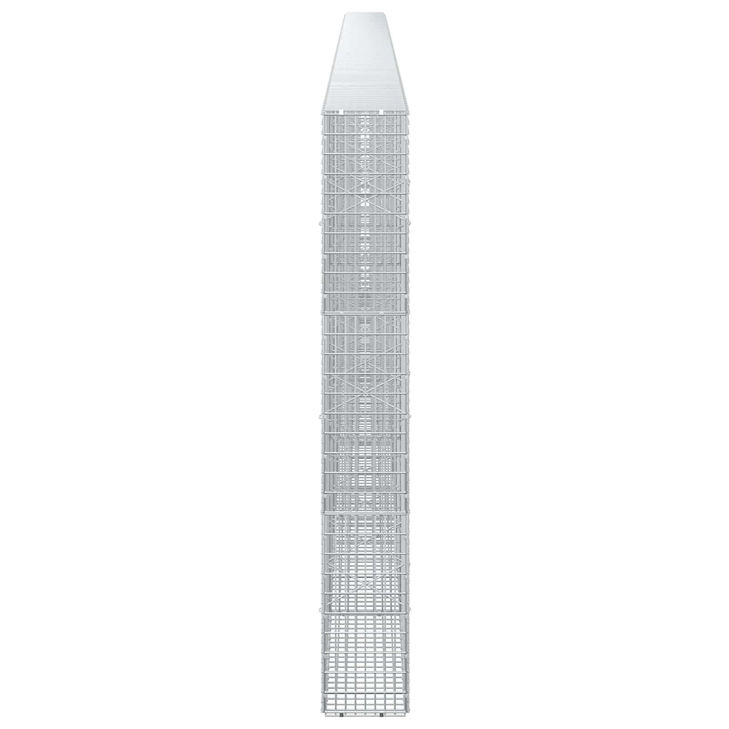 vidaXL Γκαμπιόν με σύρμα 3,5 mm και πλέγμα 5x2,5 cm 800x20x150 εκ