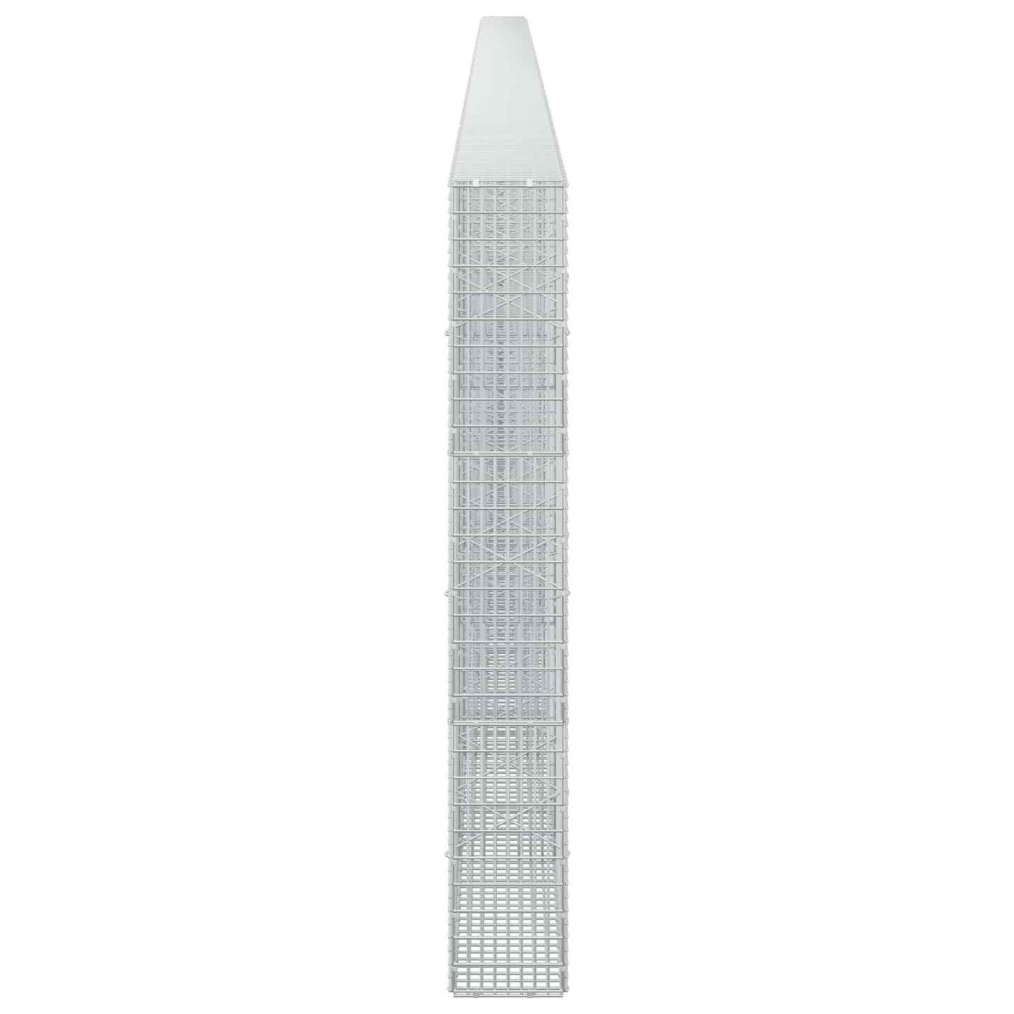 vidaXL Γκαμπιόν με σύρμα 3,5 mm και πλέγμα 5x2,5 cm 1150x20x150 εκ